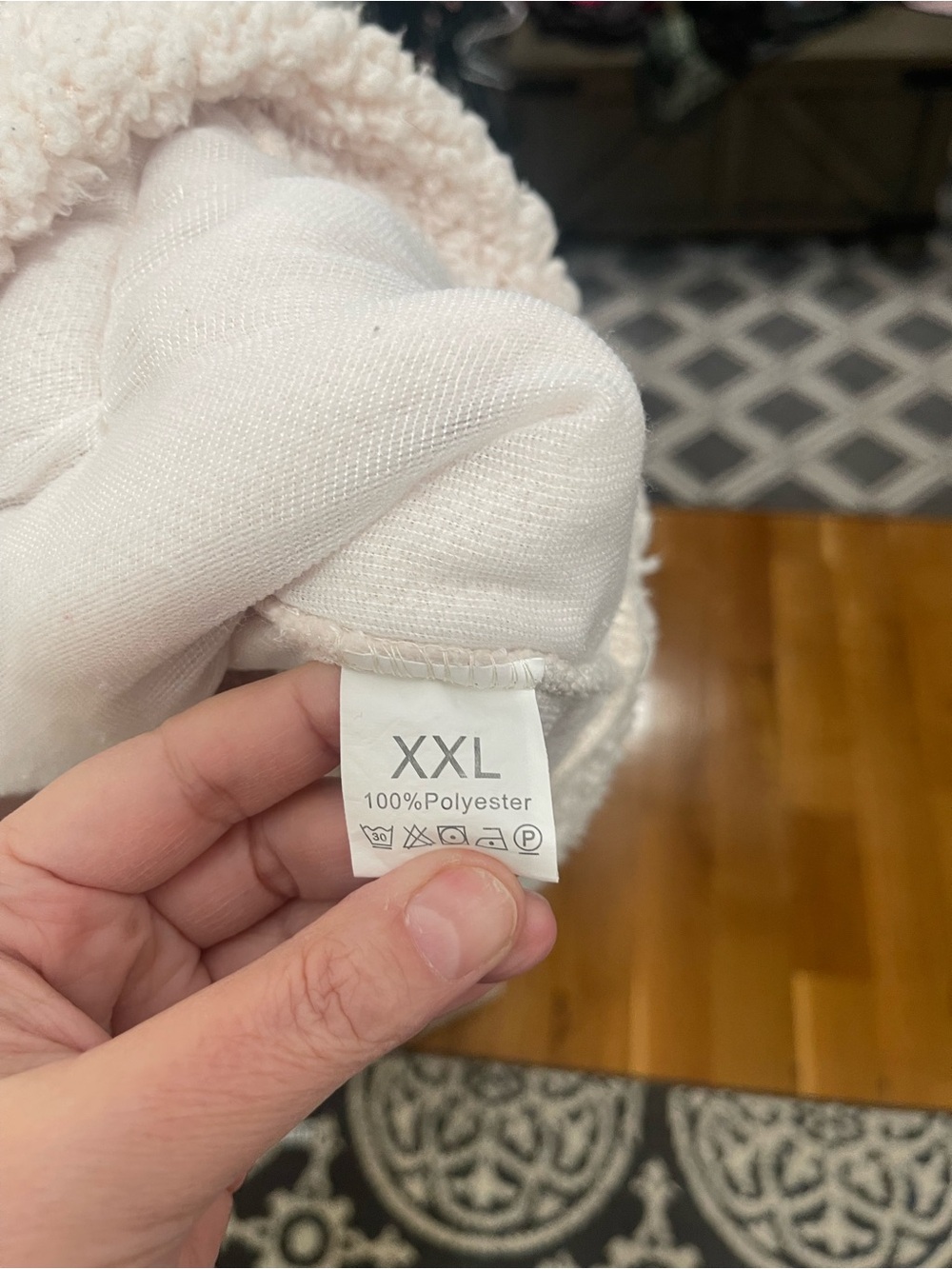 Cozy Cream Sherpa Quarter-Zip Pullover Hoodie - Picture 6 of 11
